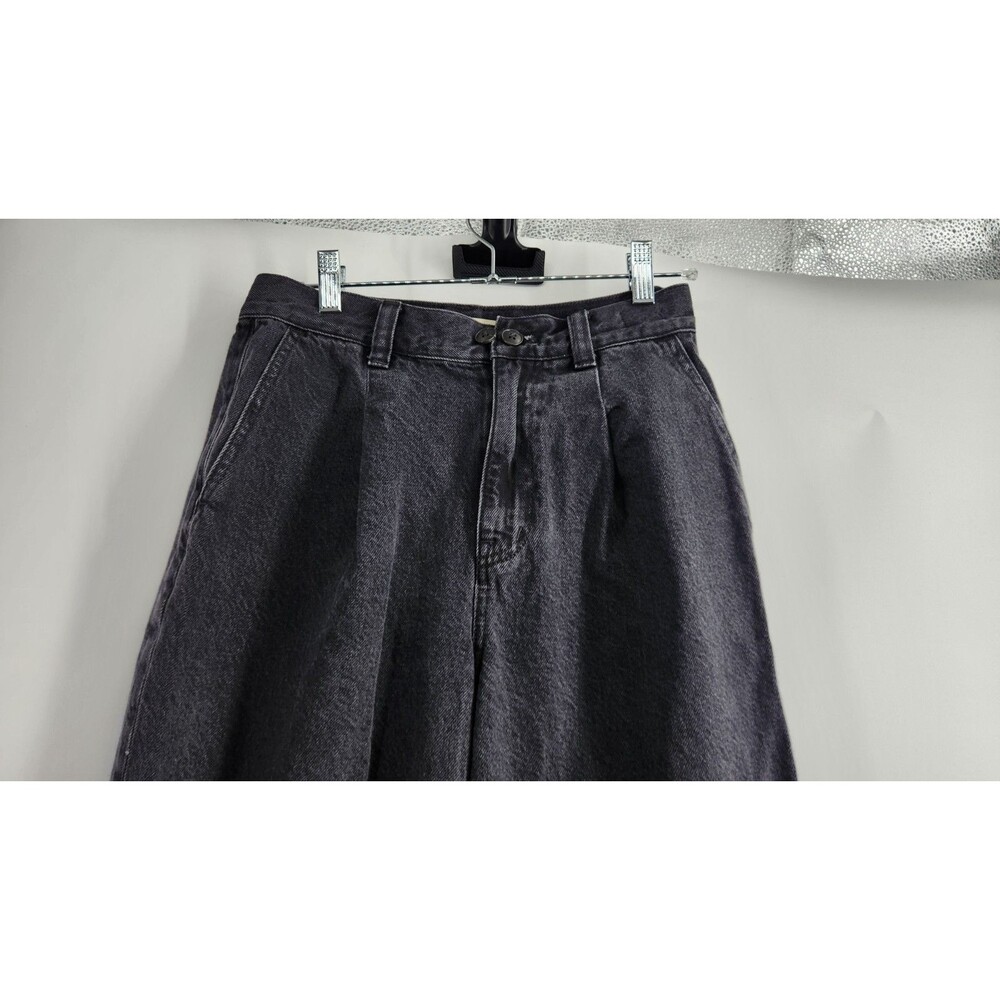 Madewell Jeans Womens 25 Harlow Wide Leg Pants Baggy Loose Black